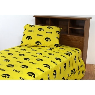 Iowa Hawkeyes 100% Cotton Sheet Set