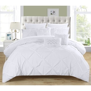 Chic Home Valentina White 8-Piece Bed in a Bag with Sheet Set
