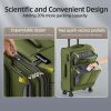 Luggage Sets 3 Piece Softside Expandable Lightweight Durable Suitcase Sets Double Spinner Wheels TSA Lock
