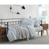 Nautica Jettison Cotton Reversible Blue Quilt Set