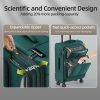 Luggage Sets 3 Piece Softside Expandable Lightweight Durable Suitcase Sets Double Spinner Wheels TSA Lock