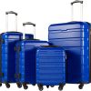 Coolife Luggage 3 Piece Set Suitcase Spinner Hardshell Lightweight TSA Lock