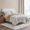 DESIGN STUDIO Leopard Tan Ultra 3-Piece Plush/Sherpa Comforter Set