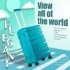 Luggage Expandable 3 Piece Sets PC+ABS Spinner Suitcase Built-In TSA lock 20 inch 24 inch 28 inch