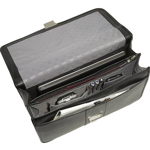 Samsonite Leather Business Cases Leather Flapover Case