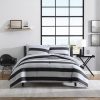 Nautica Lawndale Cotton Grey Duvet Cover Set