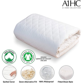 100% Organic Cotton Waterproof Membrane Treated Mattress Protector
