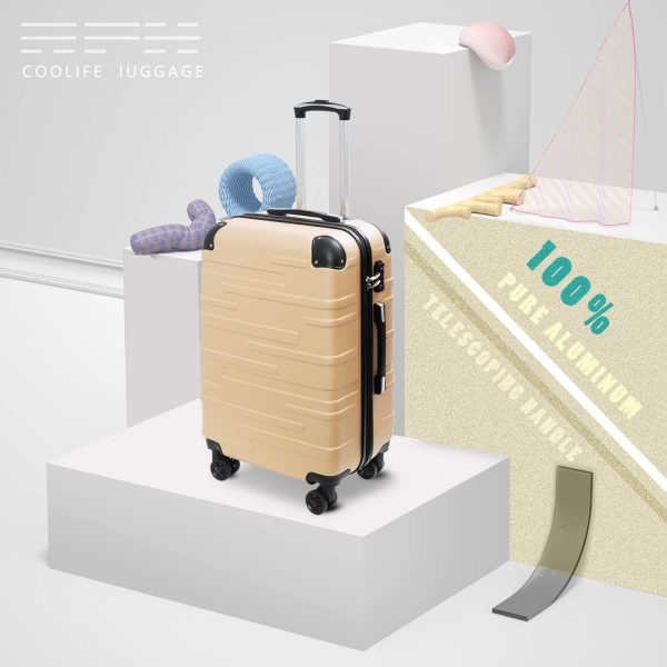 Luggage Expandable Suitcase 3 Piece Set with TSA Lock Spinner 20in24in28in