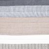 Nautica Tideway Neutral Stripe Cotton Reversible Quilt