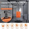 SHOWKOO Luggage Sets Expandable PC+ABS Durable Suitcase Sets Double Wheels TSA Lock Pink 3pcs