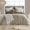 Swift Home Extra Soft Reversible Crinkle Microfiber Duvet Cover Set (Comforter Not Included)