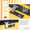 Luggage 3 Piece Sets PC+ABS Spinner Suitcase carry on Fashion
