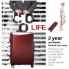 Luggage 3 Piece Sets PC+ABS Spinner Suitcase