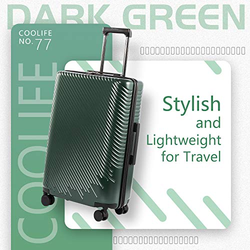 Luggage 3 Piece Sets PC+ABS Spinner Suitcase carry on Fashion