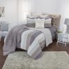 Olivia Grace Cotton Quilt in Gray