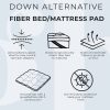 Premium Ultra Soft Comfortable 2" Mattress Topper - White