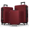 Luggage Sets Expandable ABS Hardshell 3pcs Clearance Luggage Hardside Lightweight Durable Suitcase sets Spinner Wheels Suitcase with TSA Lock
