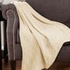 Basketweave All-Season Bedding Cotton Blanket by Superior