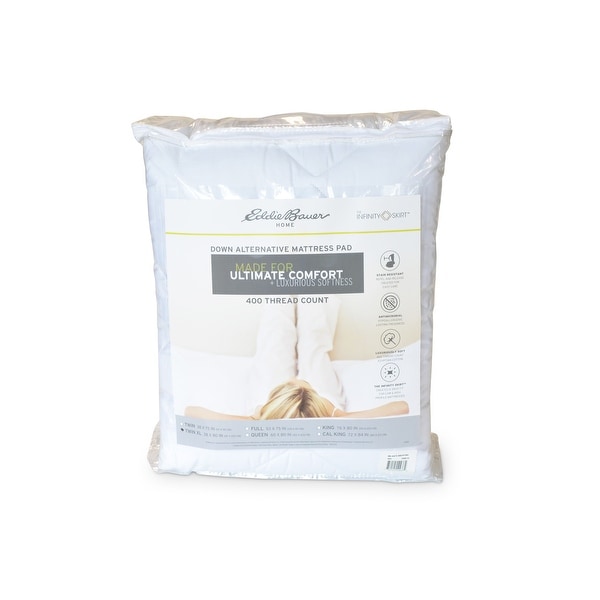 Eddie Bauer Premium Cotton Hypoallergenic Mattress Pad