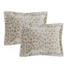 DESIGN STUDIO Leopard Tan Ultra 3-Piece Plush/Sherpa Comforter Set