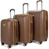 Snakeskin 3 Piece Expandable Luggage Set