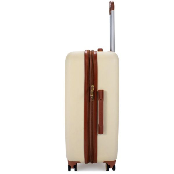 Mia 3 Piece Expandable Retro Luggage Set