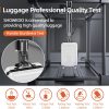 SHOWKOO Luggage Sets Expandable PC+ABS Durable Suitcase Sets Double Wheels TSA Lock Pink 3pcs