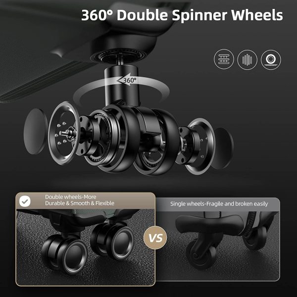 Luggage Sets 3 Piece Softside Expandable Lightweight Durable Suitcase Sets Double Spinner Wheels TSA Lock
