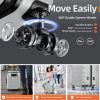 SHOWKOO Luggage Sets Expandable PC+ABS Durable Suitcase Sets Double Wheels TSA Lock Pink 3pcs