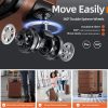 SHOWKOO Luggage Sets Expandable PC+ABS Durable Suitcase Sets Double Wheels TSA Lock Pink 3pcs