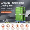 SHOWKOO Luggage Sets Expandable PC+ABS Durable Suitcase Sets Double Wheels TSA Lock Pink 3pcs
