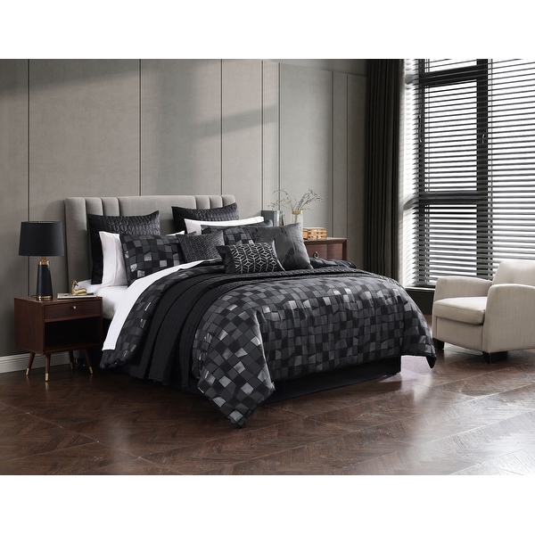 Riverbrook Home Regal 10 Piece Comforter Set Black