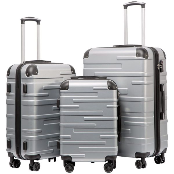 Luggage Expandable Suitcase 3 Piece Set with TSA Lock Spinner 20in24in28in